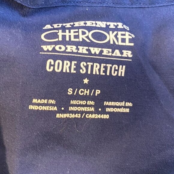 Mixed Lot of Womens Scrub Top Butter-Soft Cherokee Workwear Uniform Small Blue - Picture 8 of 16